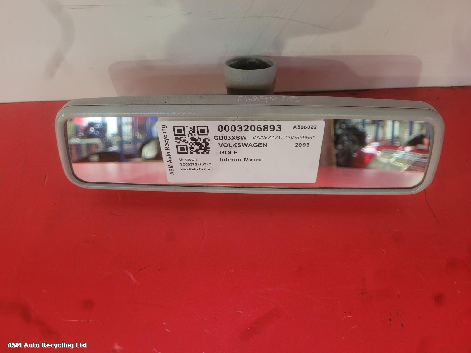 View Auto part Interior Mirror Volkswagen Golf 2003