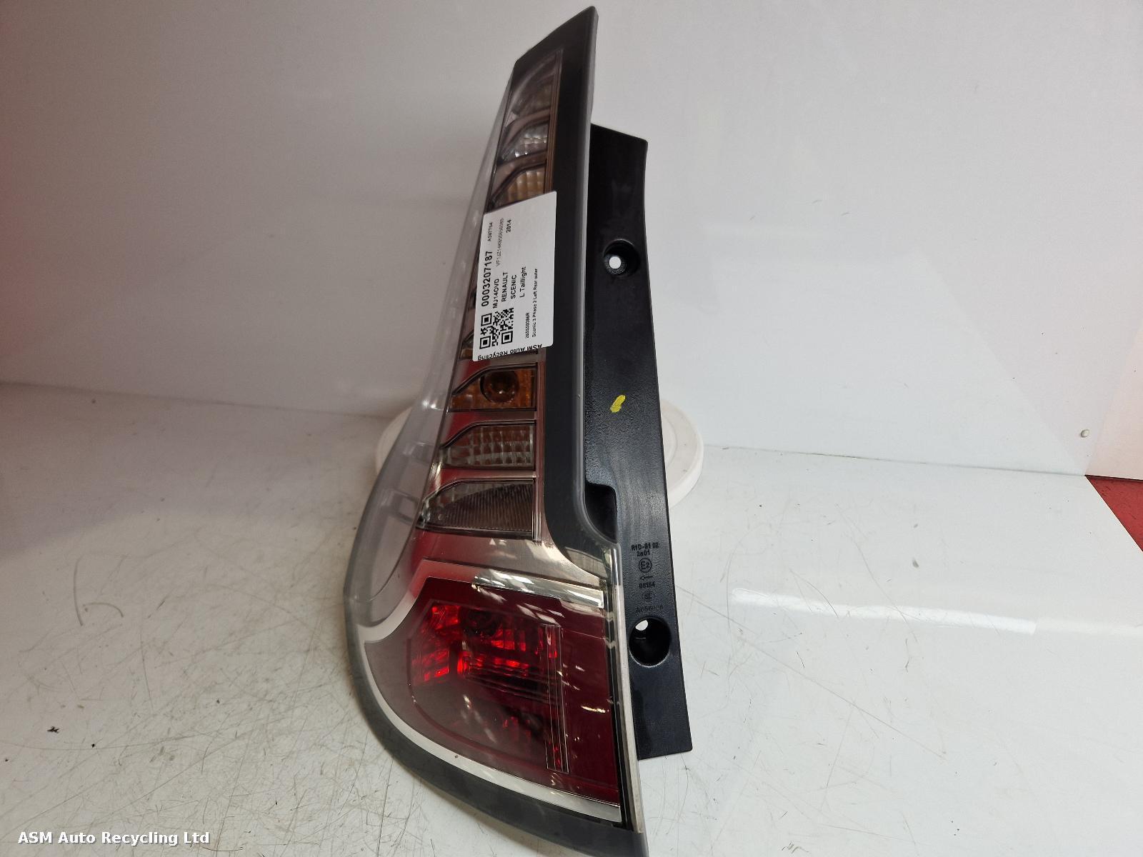 View Auto part L Taillight Renault Scenic 2014