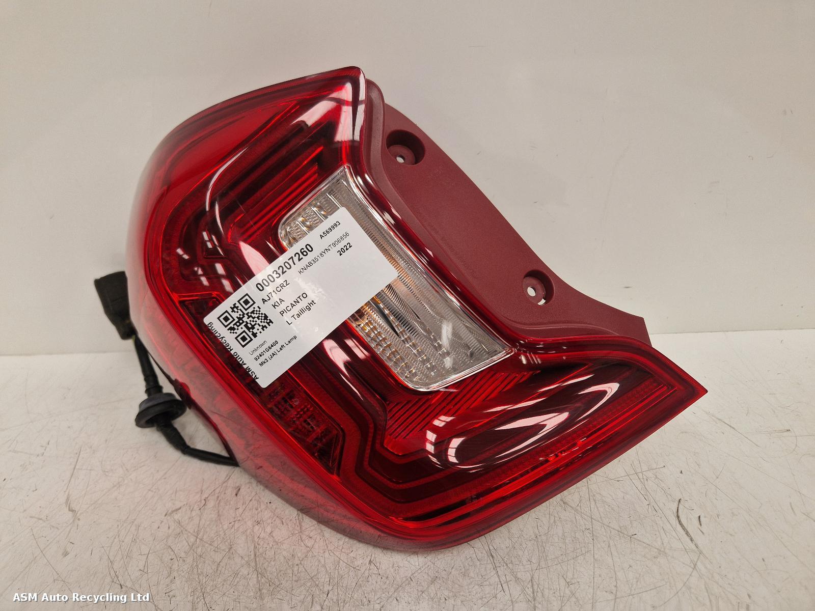 View Auto part L Taillight Kia Picanto 2022