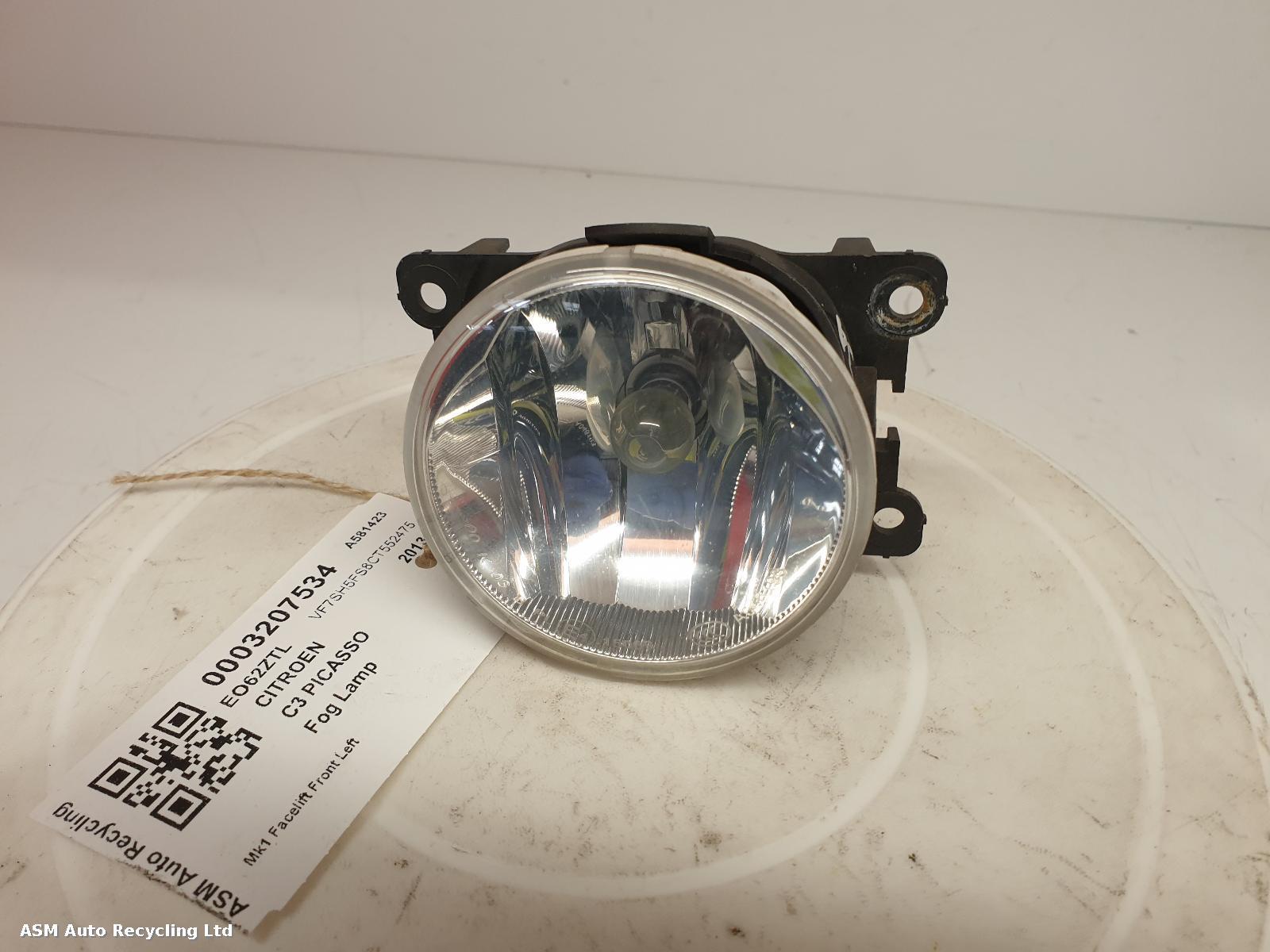 View Auto part Fog Lamp Citroen C3 Picasso 2013