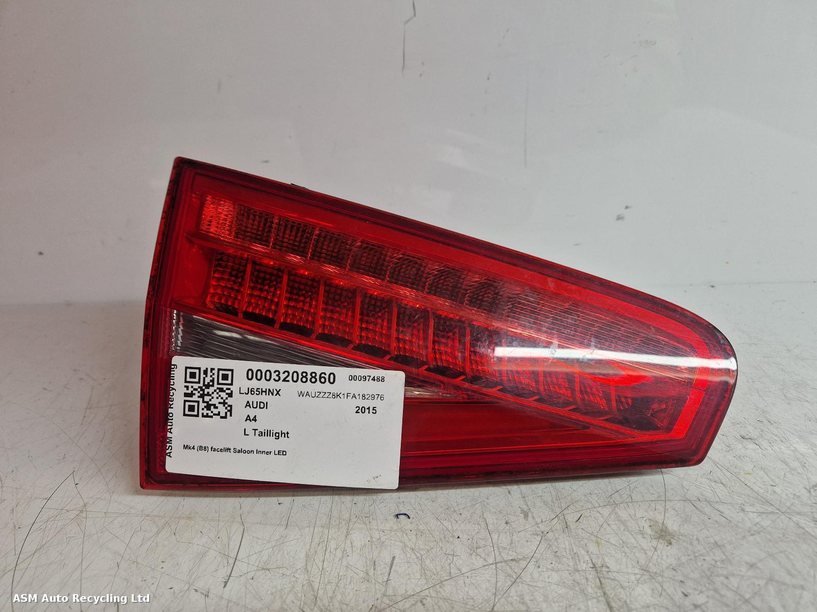 View Auto part L Taillight Audi A4 2015