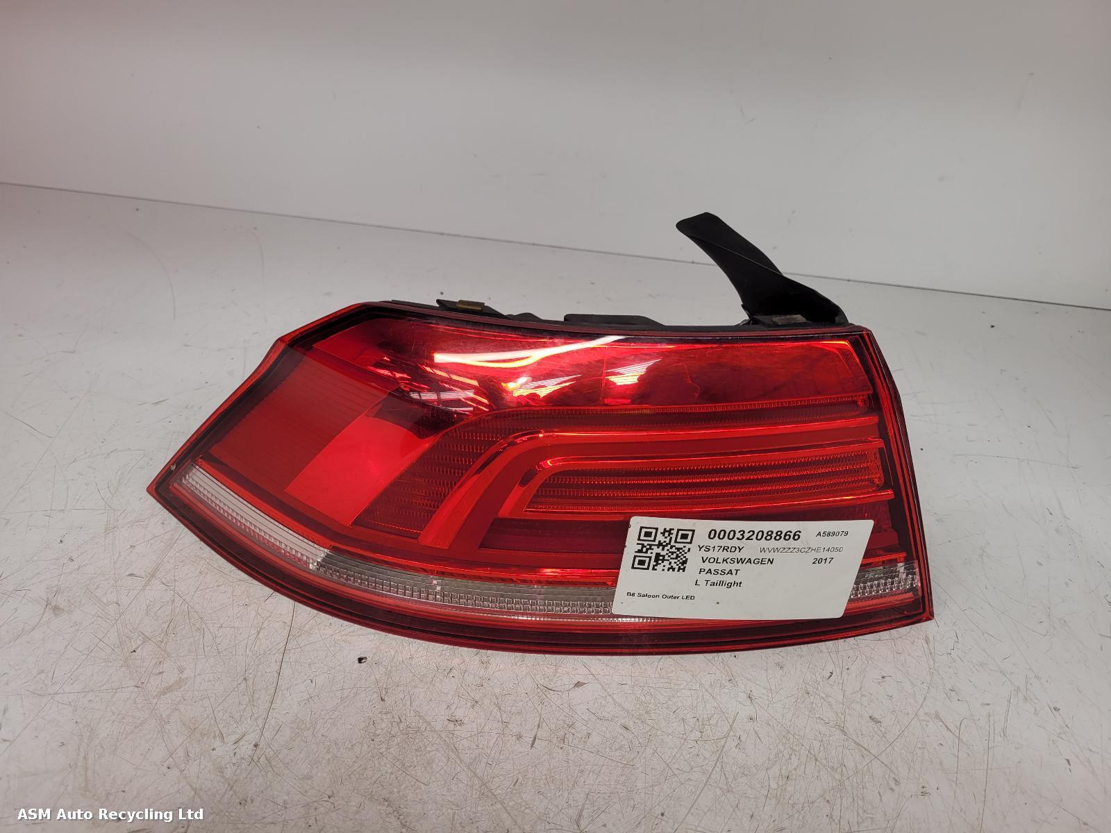 View Auto part L Taillight Volkswagen Passat 2017