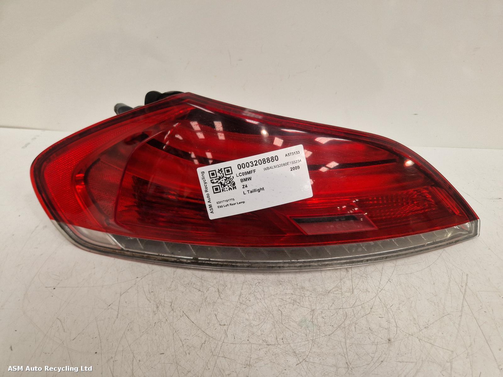 View Auto part L Taillight Bmw Z4 2009