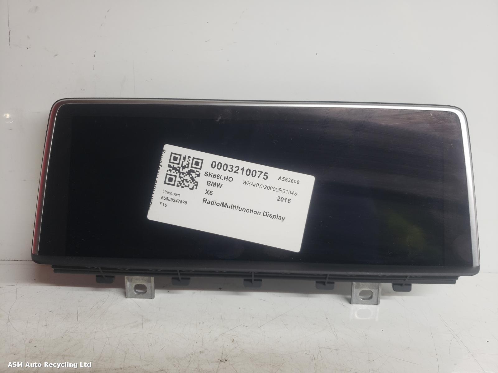 View Auto part Radio Display Bmw X6 2016