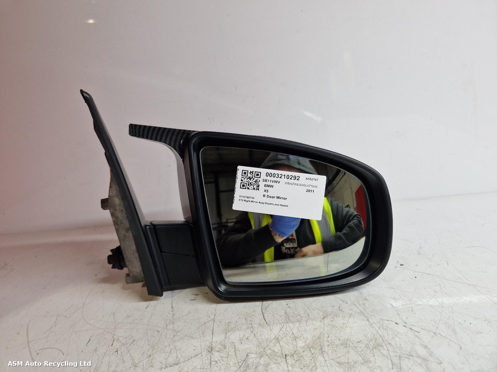 View Auto part R Door Mirror Bmw X5 2011