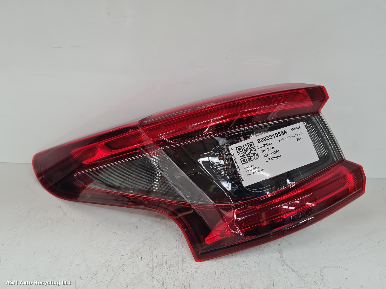 View Auto part L Taillight Nissan Qashqai 2017