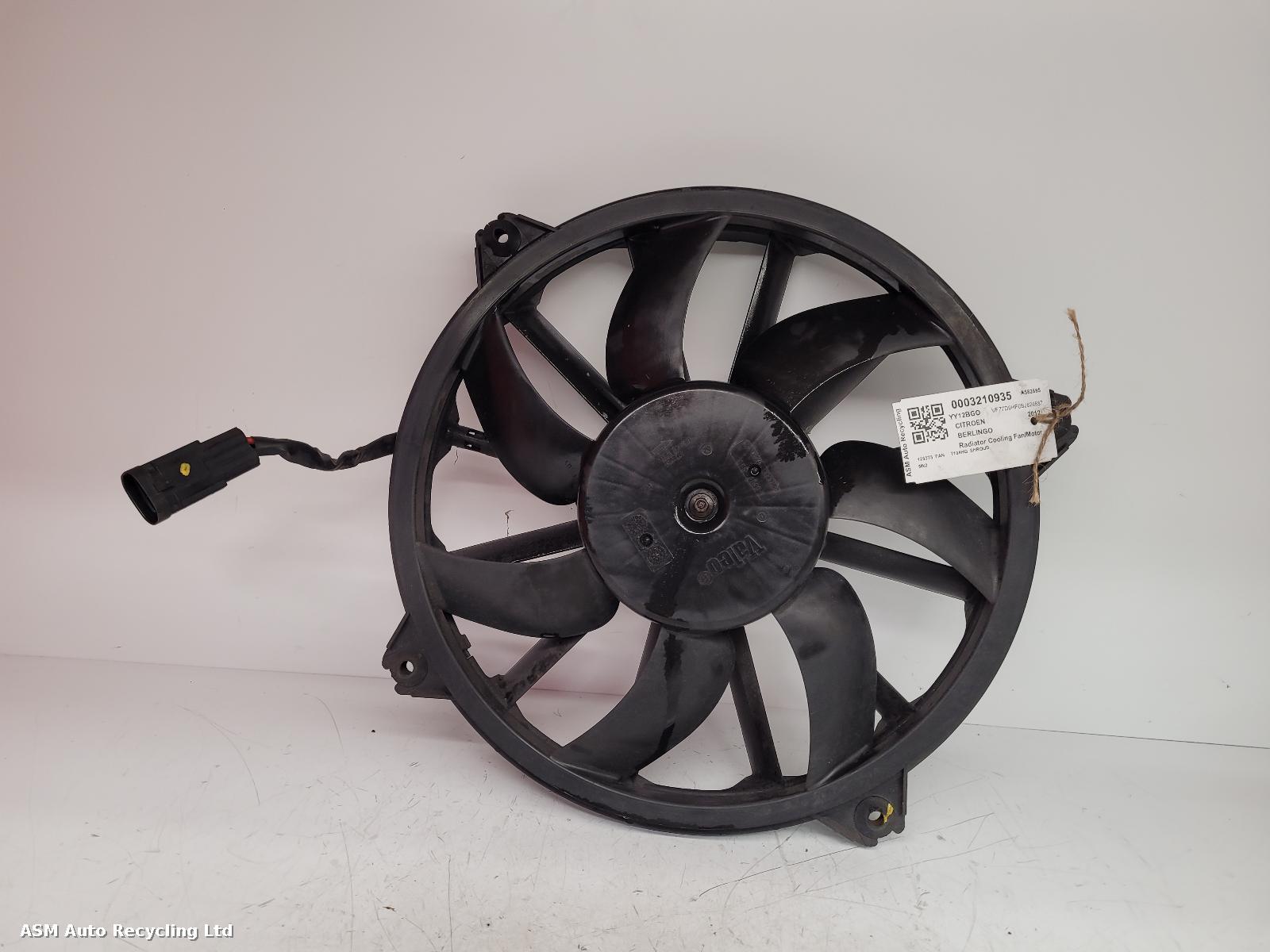View Auto part Engine Cooling Motor Citroen Berlingo 2012