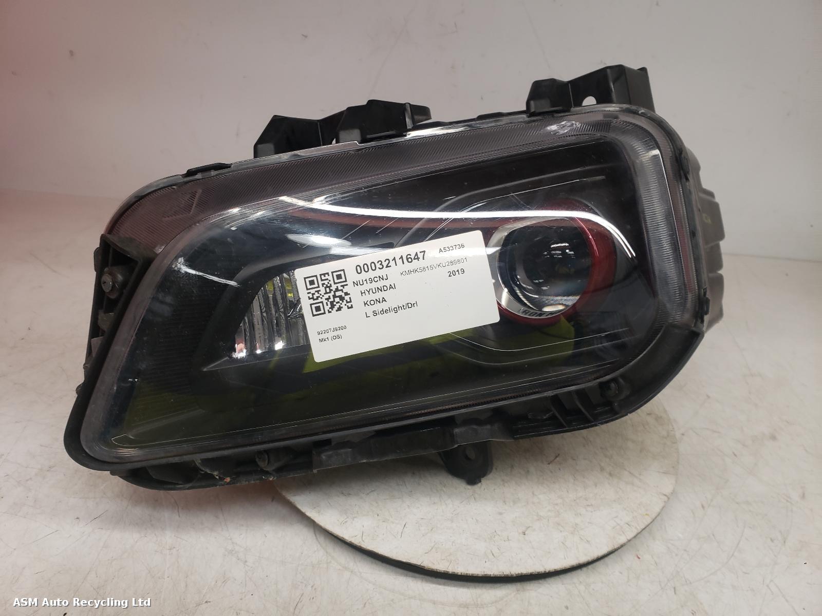 View Auto part L Sidelight/Daytime Running Light (DRL) Hyundai Kona 2019