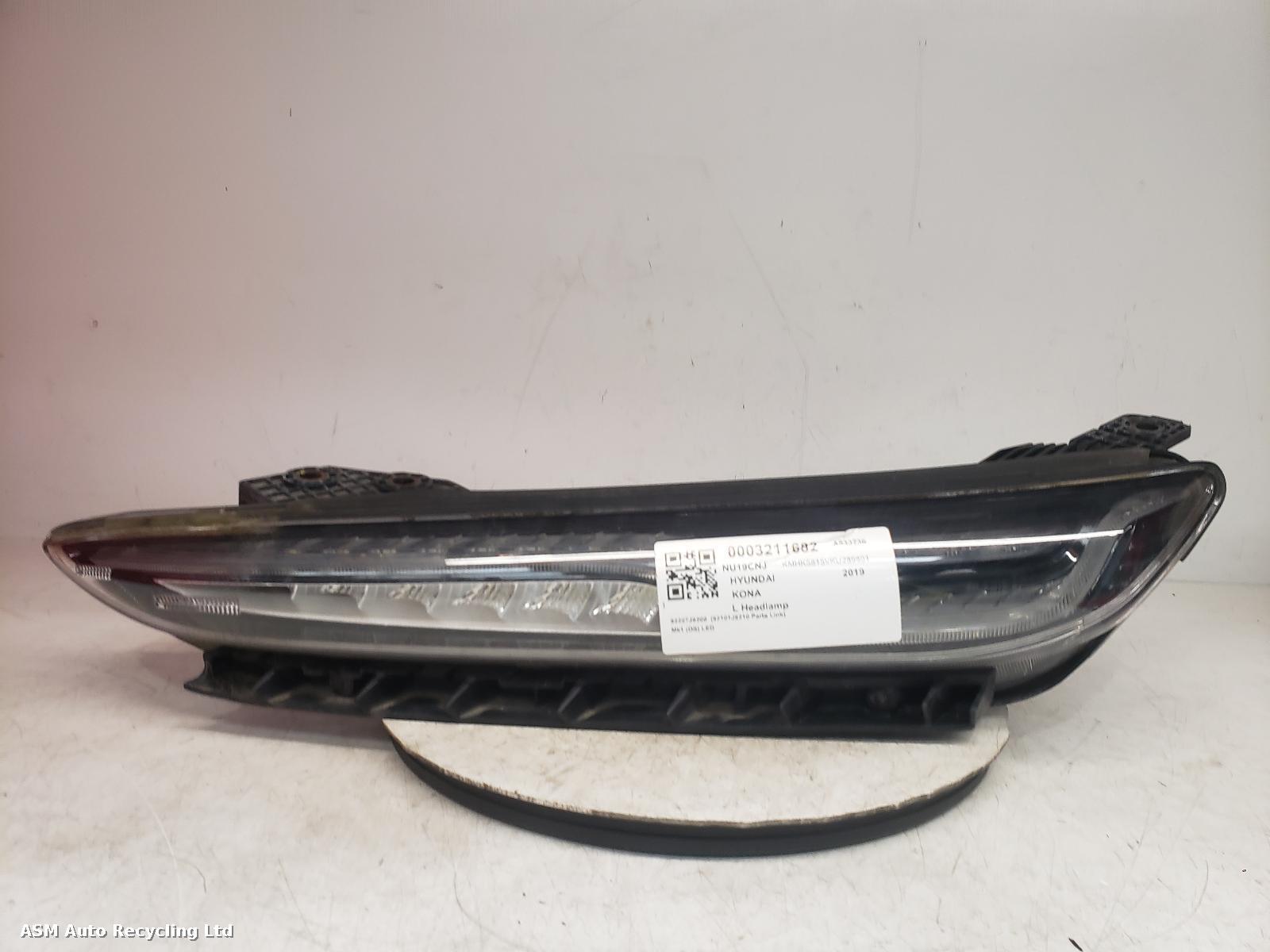 View Auto part L Headlamp Hyundai Kona 2019
