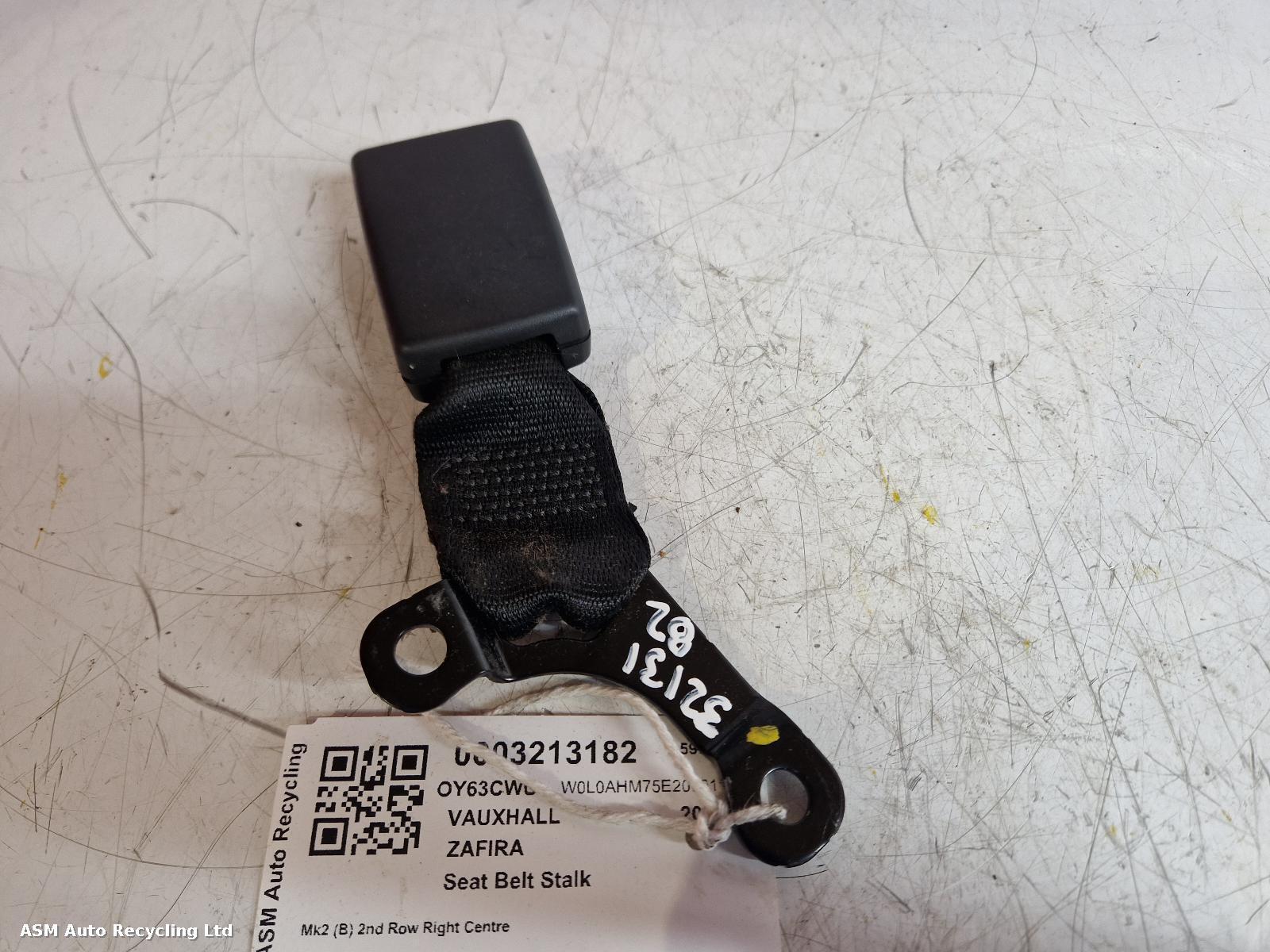 View Auto part Seat Belt Vauxhall Zafira 2013