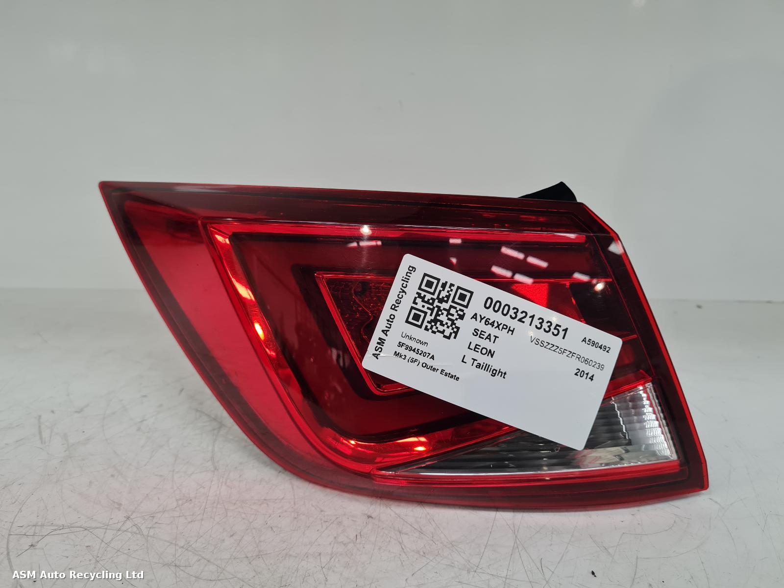 View Auto part L Taillight Seat Leon 2014