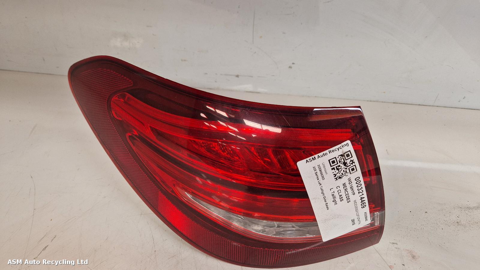View Auto part L Taillight Mercedes C Class 2016