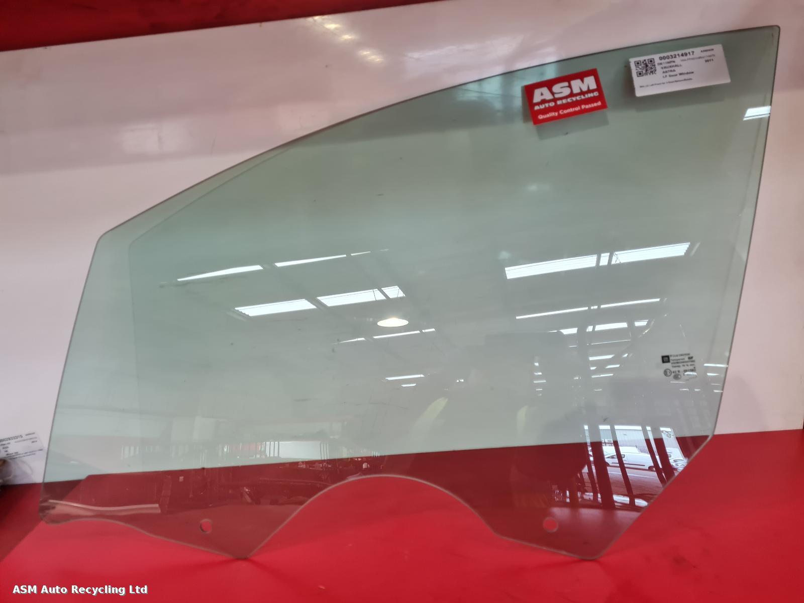 View Auto part LF Door Window Vauxhall Astra 2011