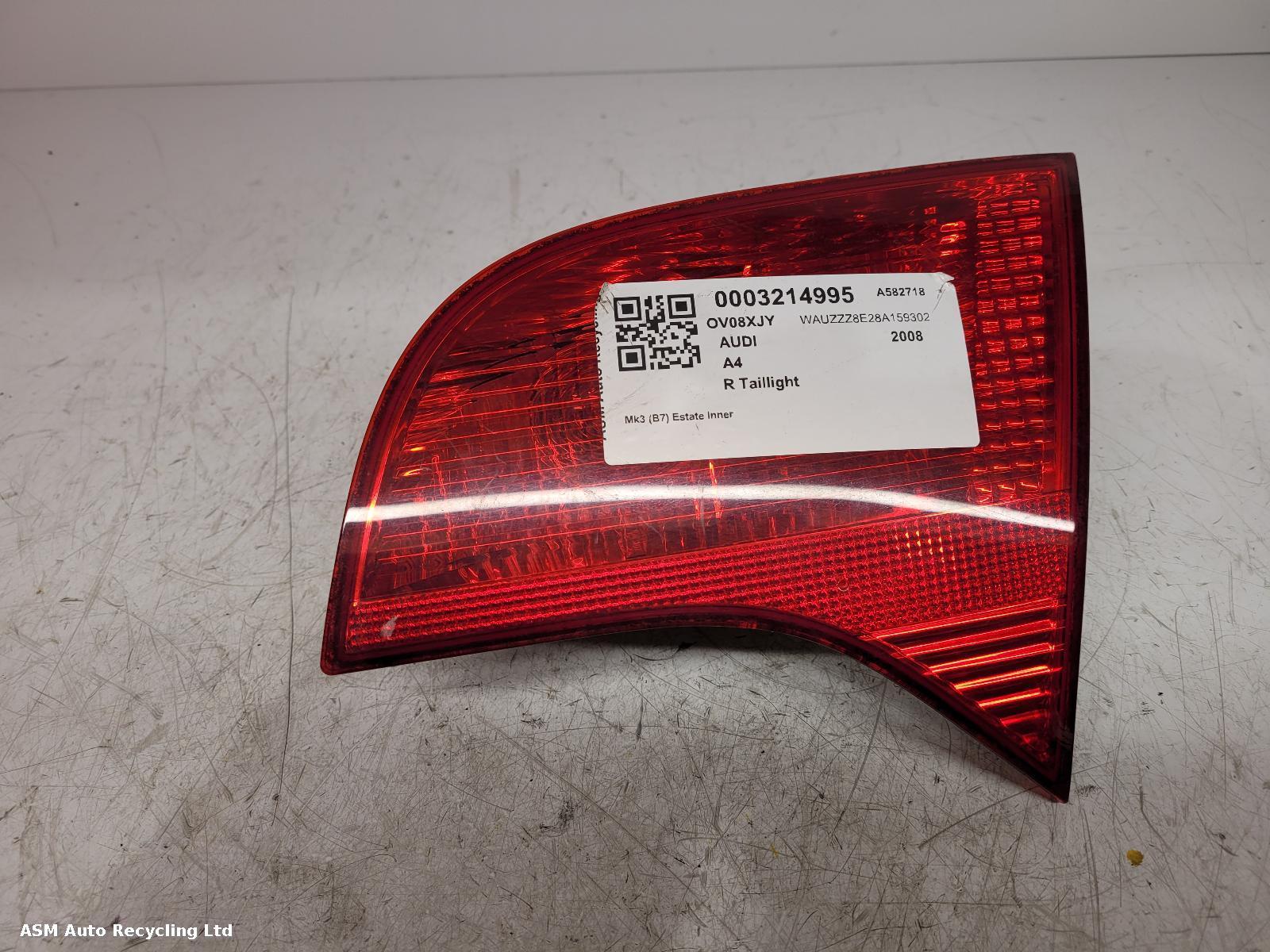 View Auto part R Taillight Audi A4 2008