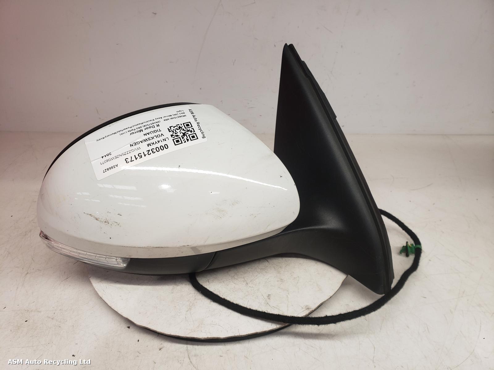 View Auto part R Door Mirror Volkswagen Tiguan 2014
