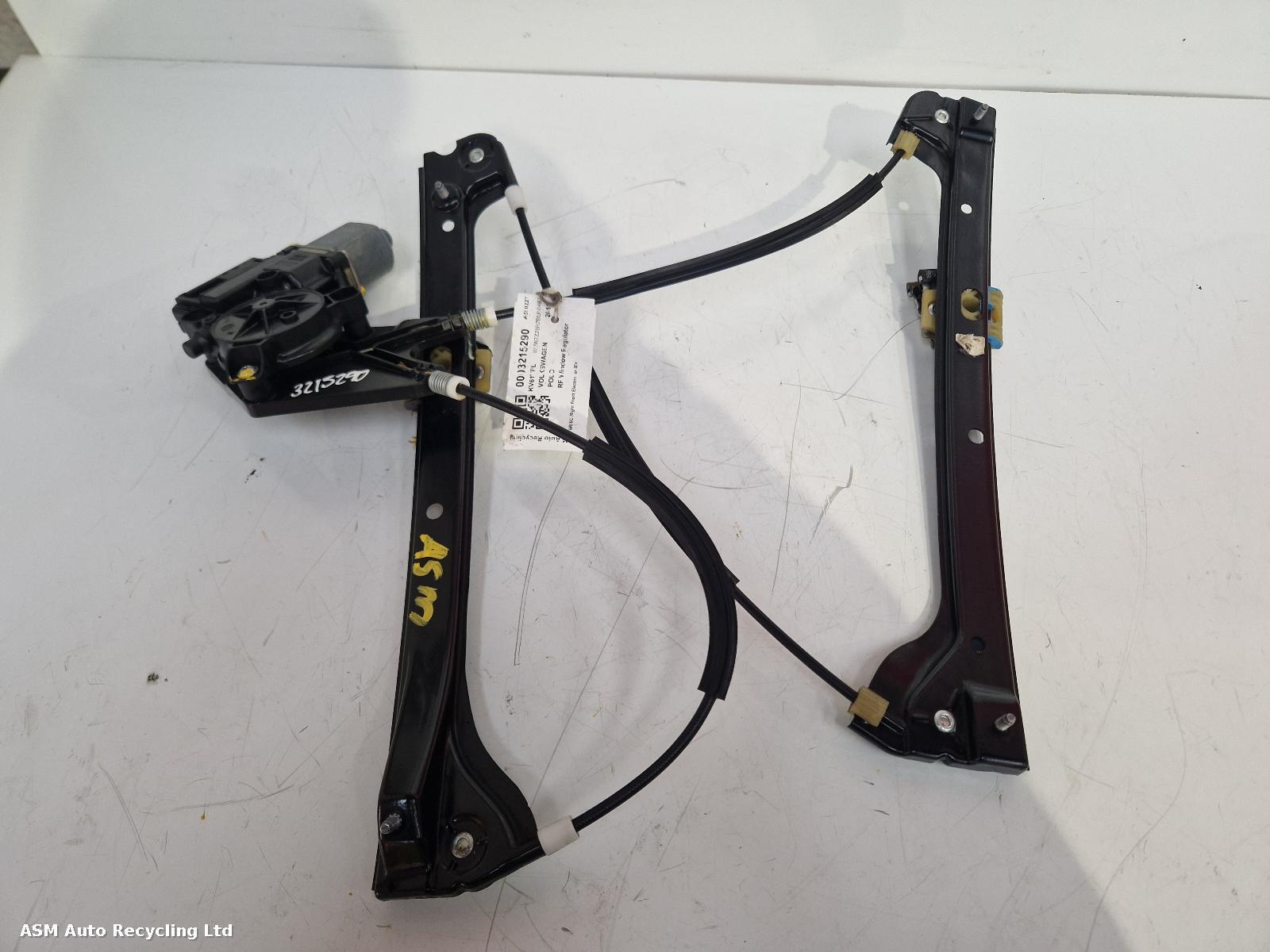 View Auto part RF Window Regulator Volkswagen Polo 2011