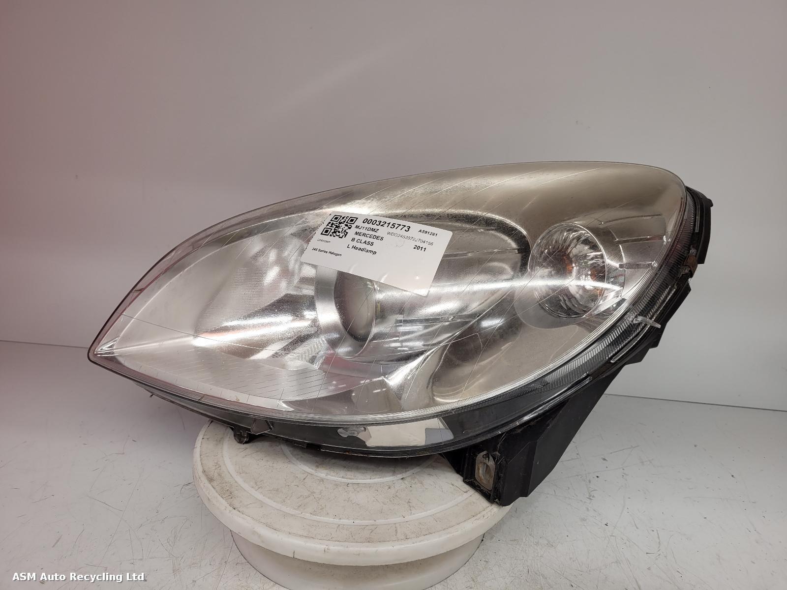 View Auto part L Headlamp Mercedes B Class 2011
