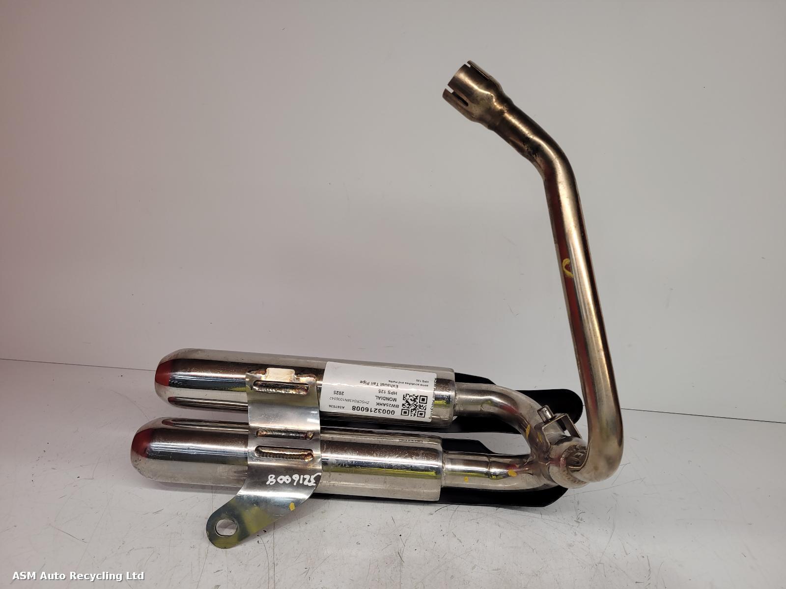 View Auto part Exhaust Tail Pipe Mondial Hps 125 2025