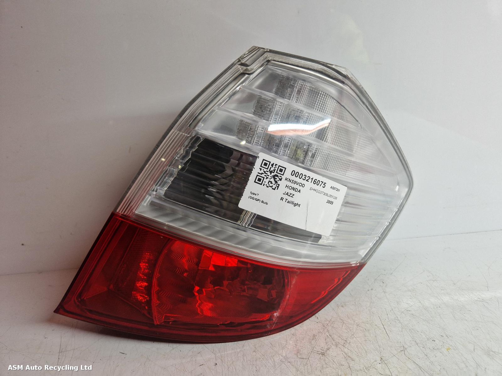View Auto part R Taillight Honda Jazz 2009