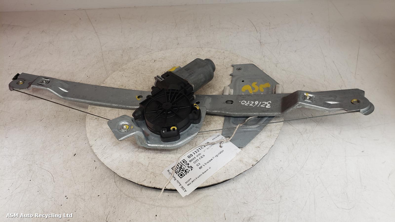 View Auto part RF Window Regulator Citroen C3 2015