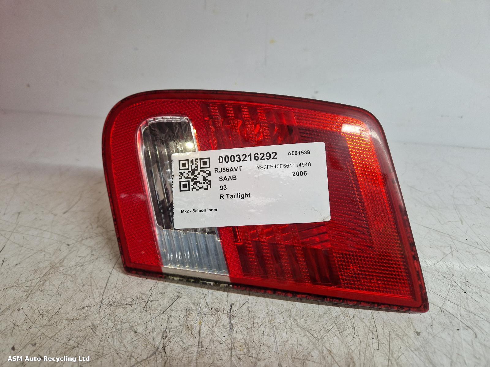 View Auto part R Taillight Saab 93 2006
