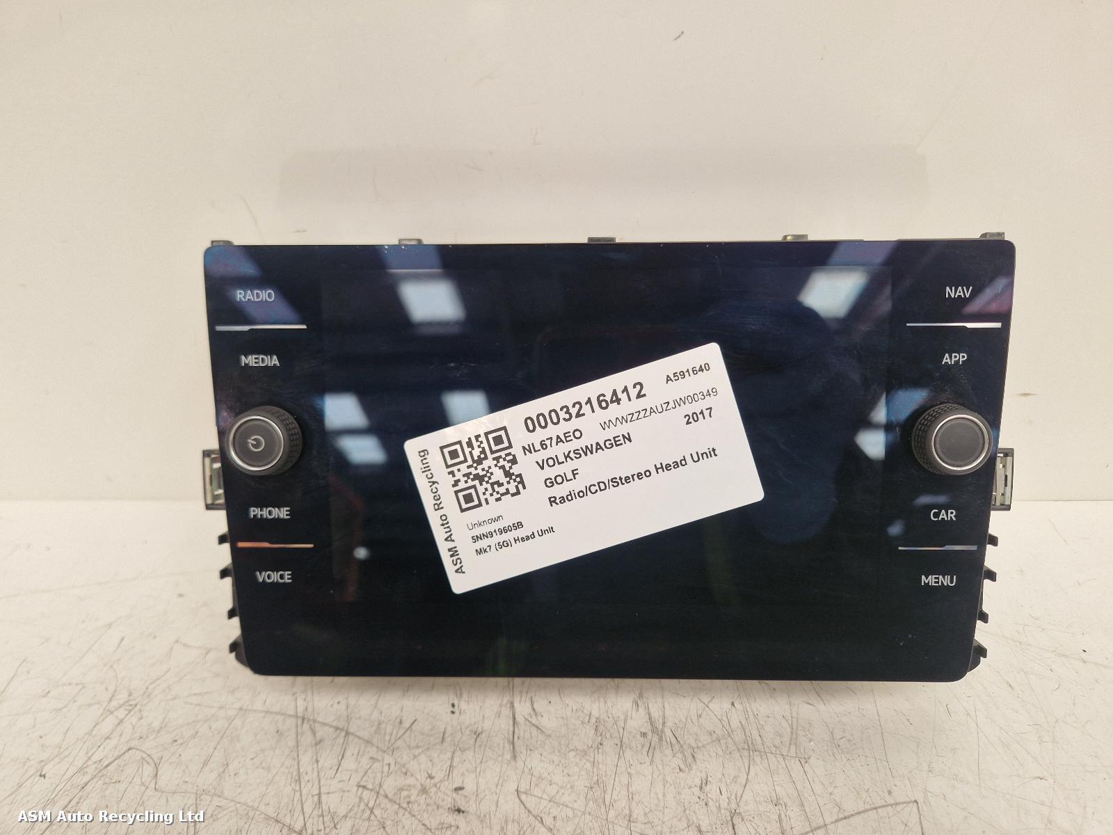 View Auto part A/V Equipment Volkswagen Golf 2017