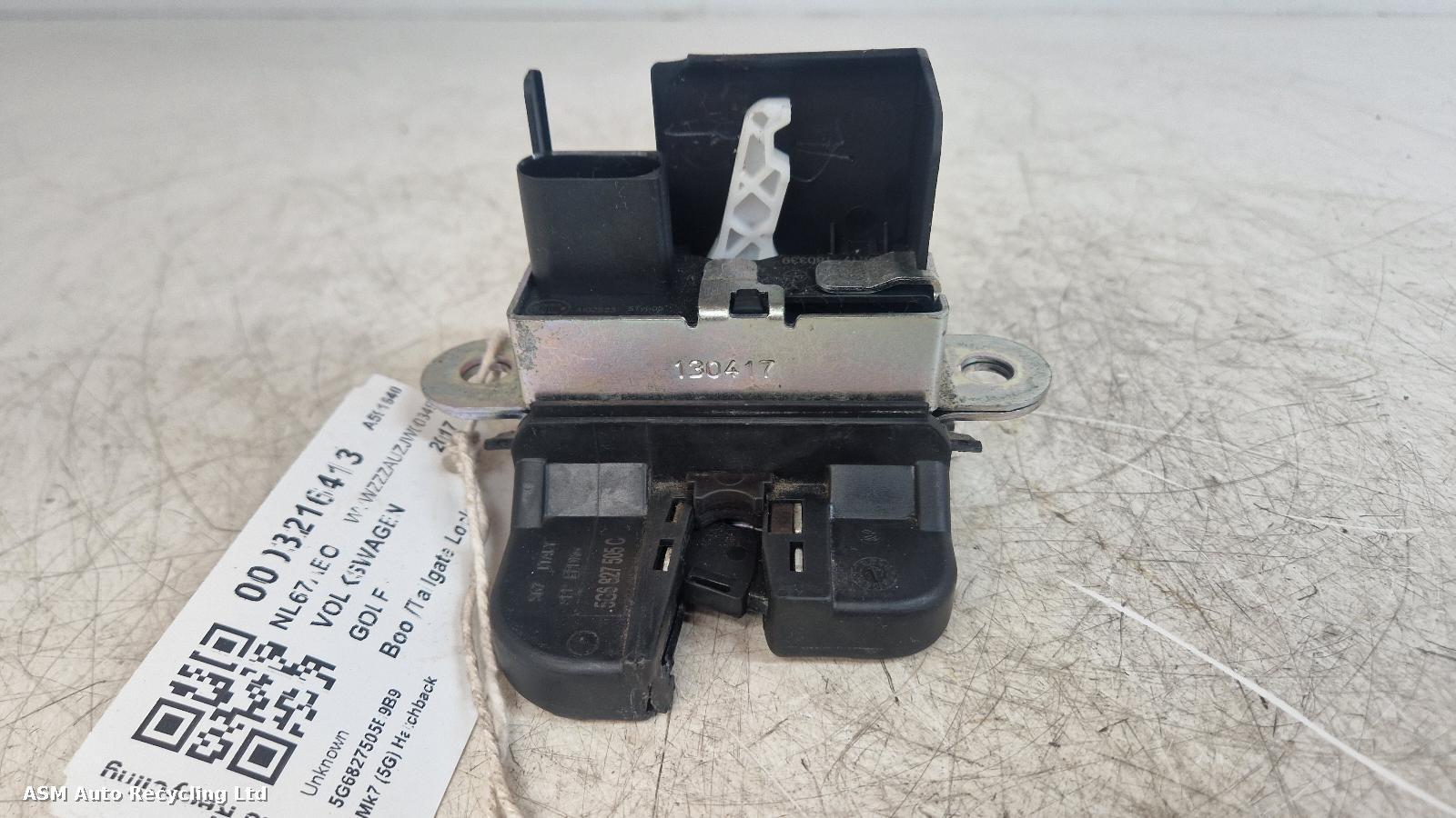 View Auto part Bootlid/Tailgate Lock Volkswagen Golf 2017