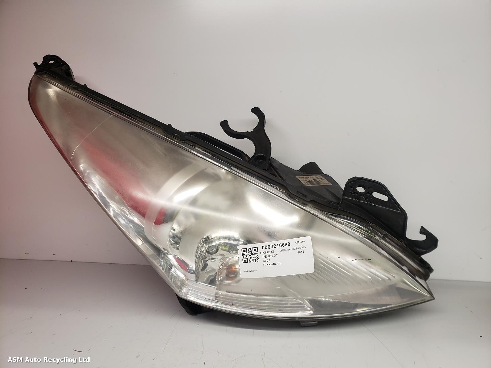 View Auto part R Headlamp Peugeot 5008 2012