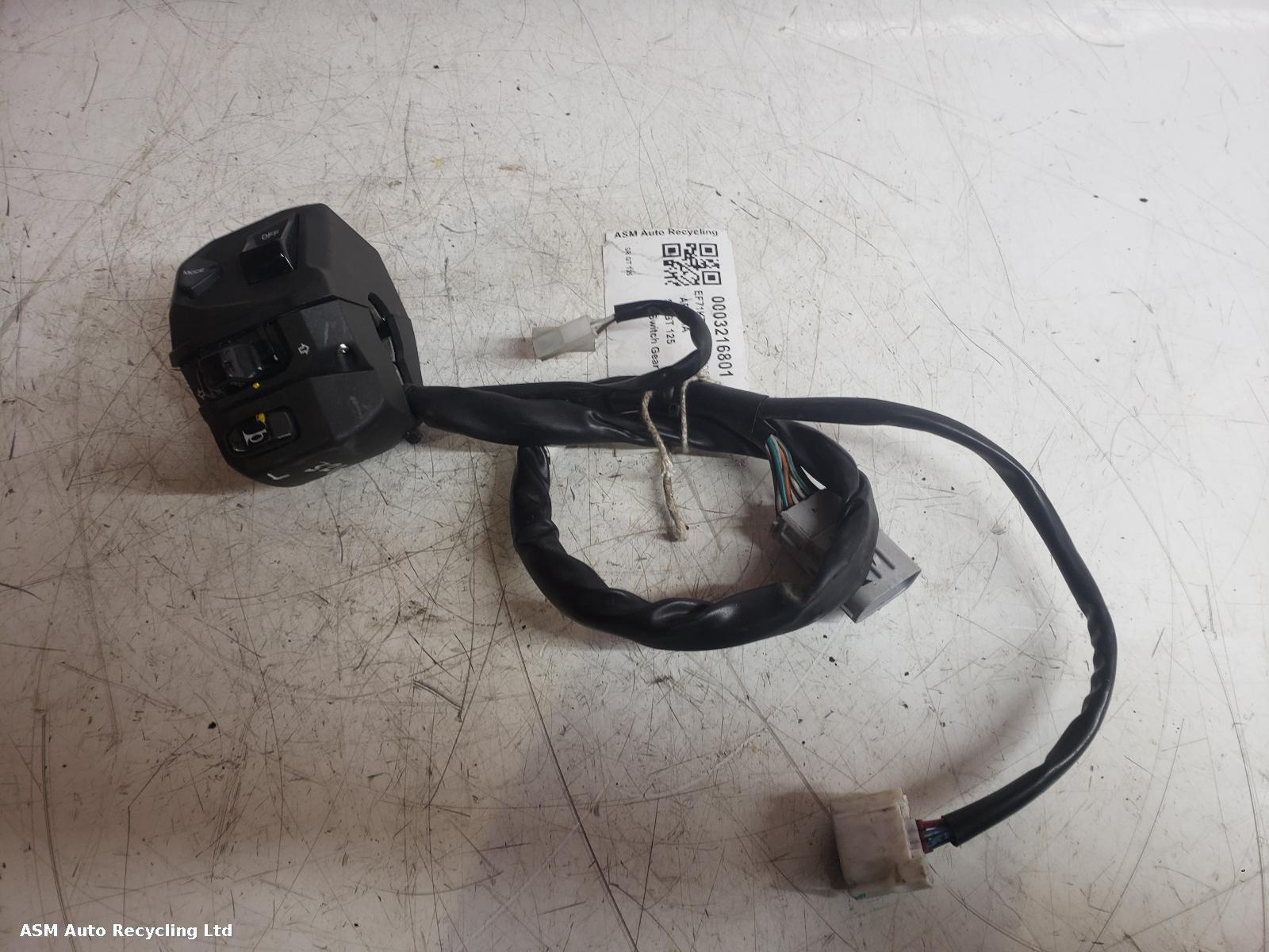 View Auto part LH Switch Gear Aprilia Sr Gt 125 2022