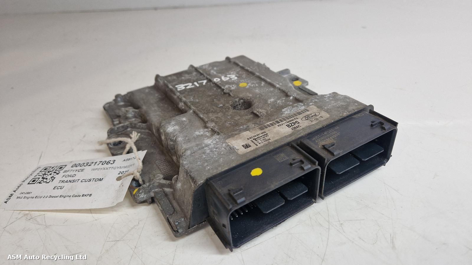 View Auto part ECU Ford Transit Custom 2021