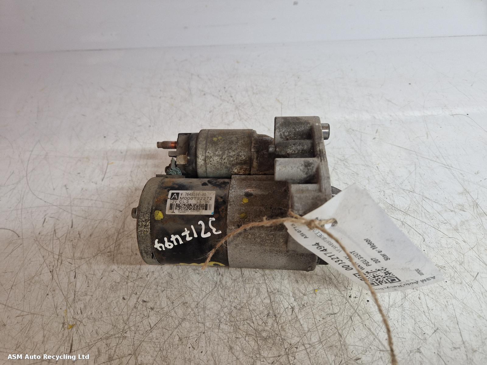 View Auto part Starter Motor Peugeot 207 2014