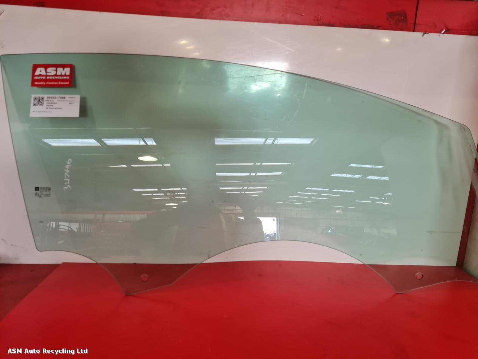 View Auto part RF Door Window Vauxhall Astra 2011
