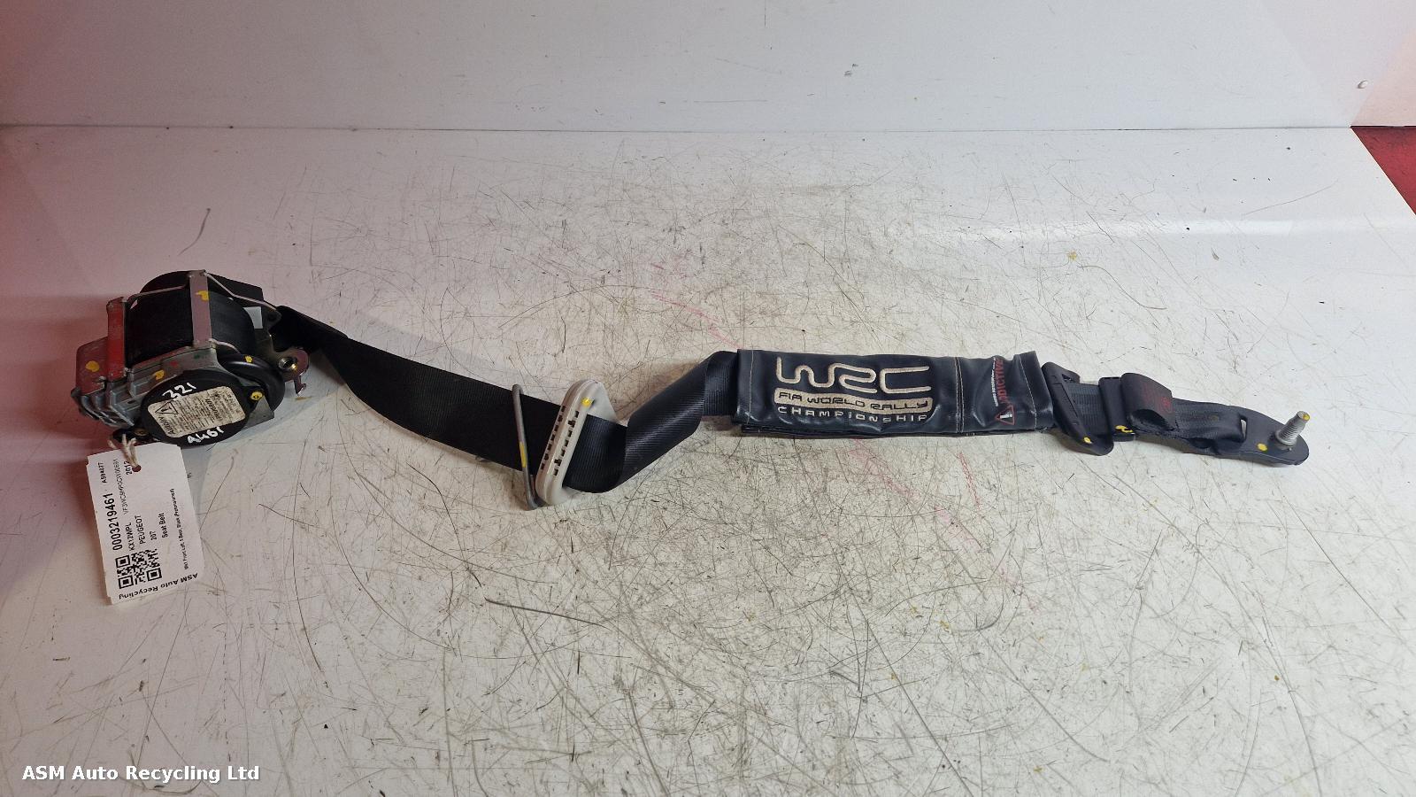 View Auto part Seat Belt Peugeot 207 2012