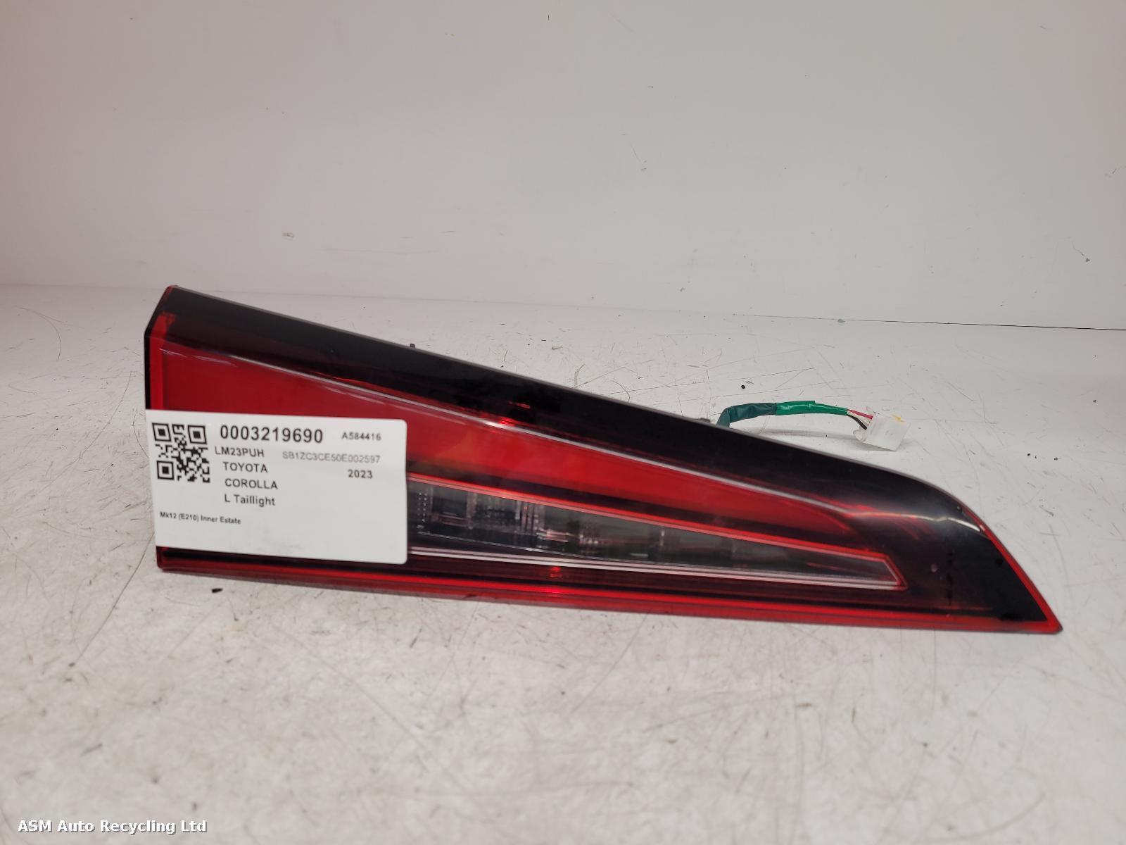 View Auto part L Taillight Toyota Corolla 2023