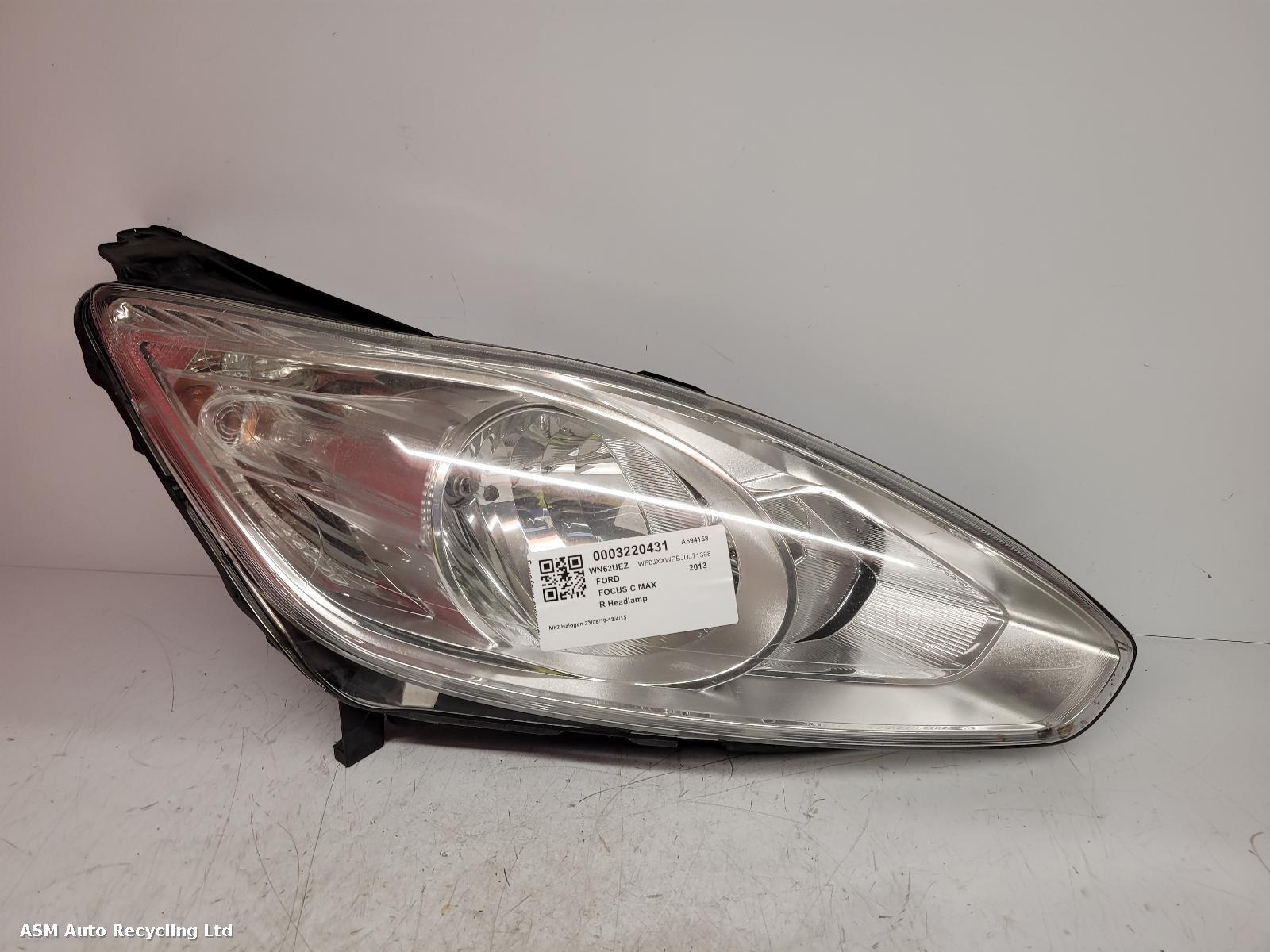 View Auto part R Headlamp Ford Focus C Max 2013
