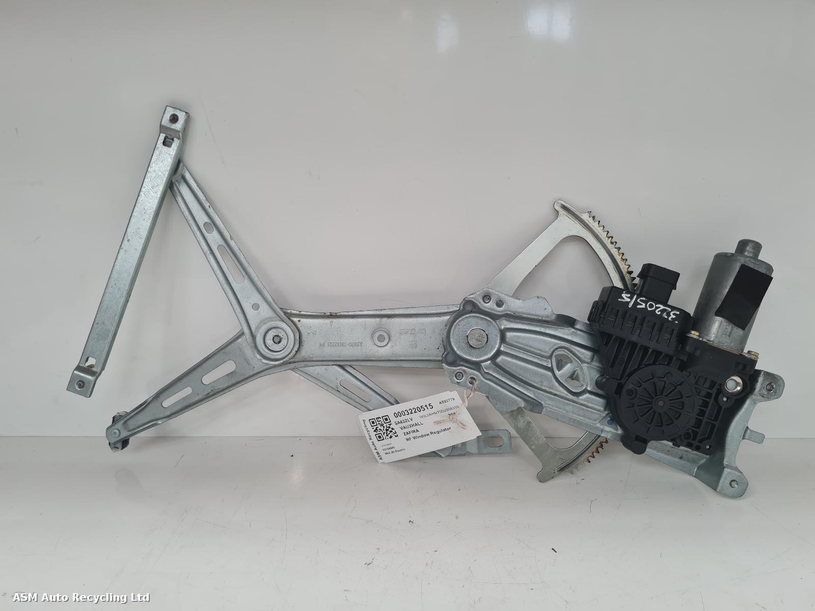 View Auto part RF Window Regulator Vauxhall Zafira 2012