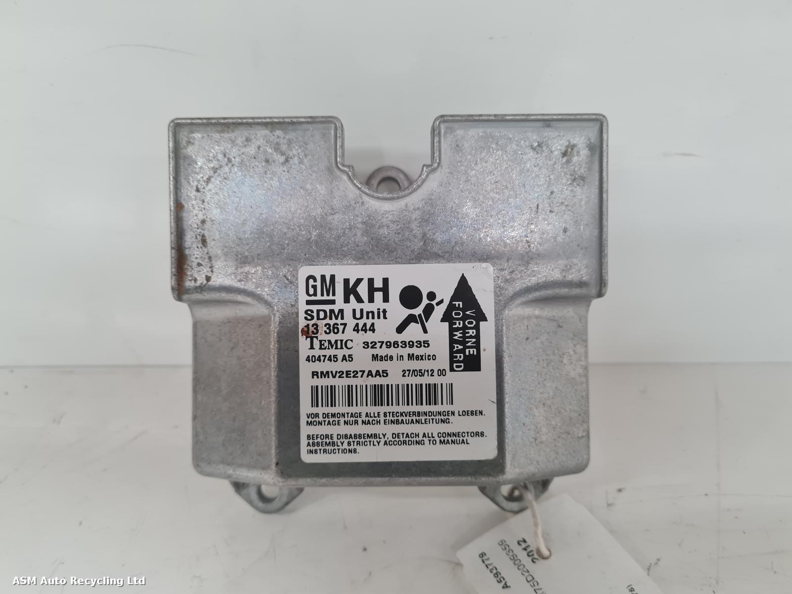 View Auto part ECU Vauxhall Zafira 2012
