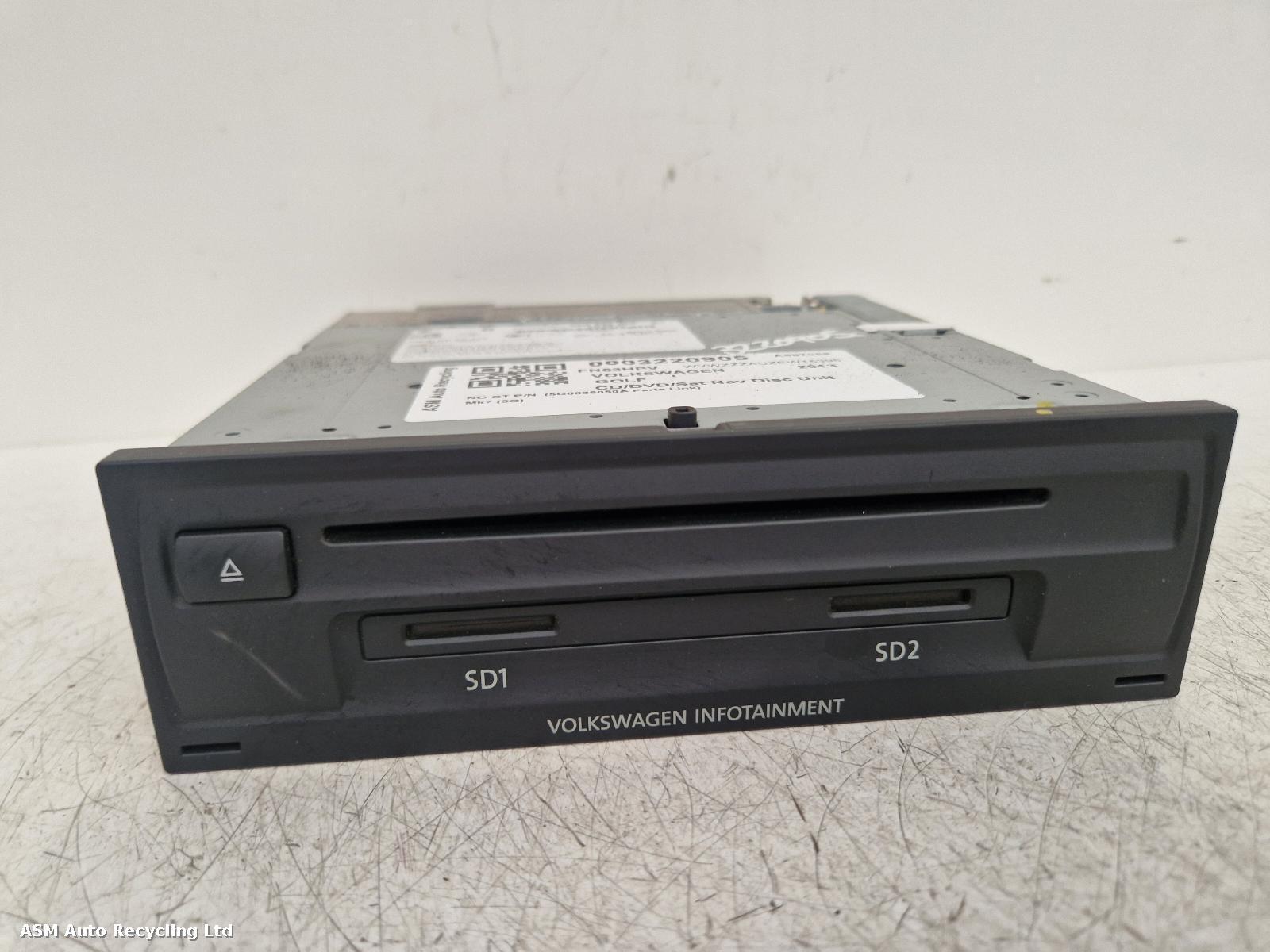 View Auto part CD Changer Volkswagen Golf 2013