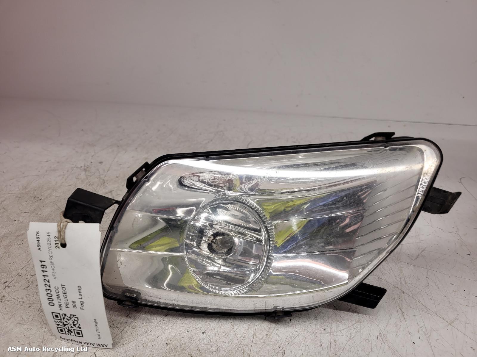 View Auto part Fog Lamp Peugeot 308 2012