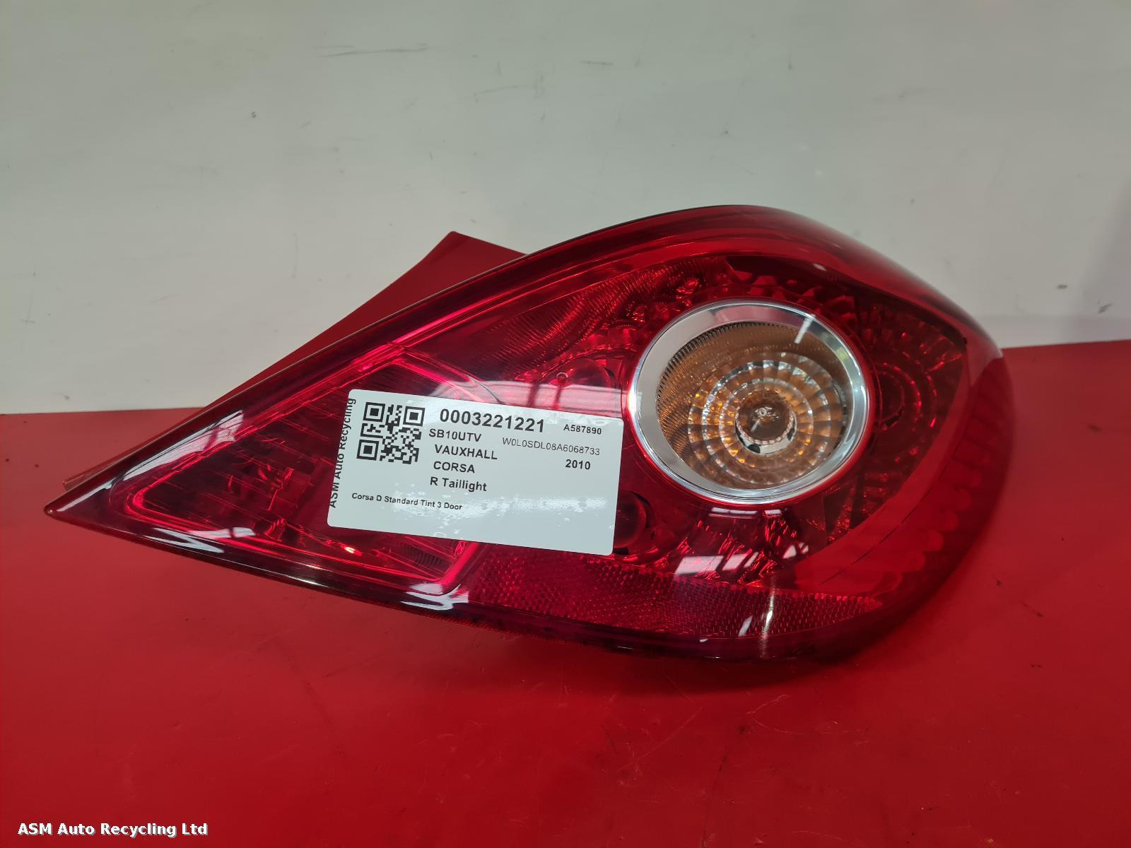 View Auto part R Taillight Vauxhall Corsa 2010