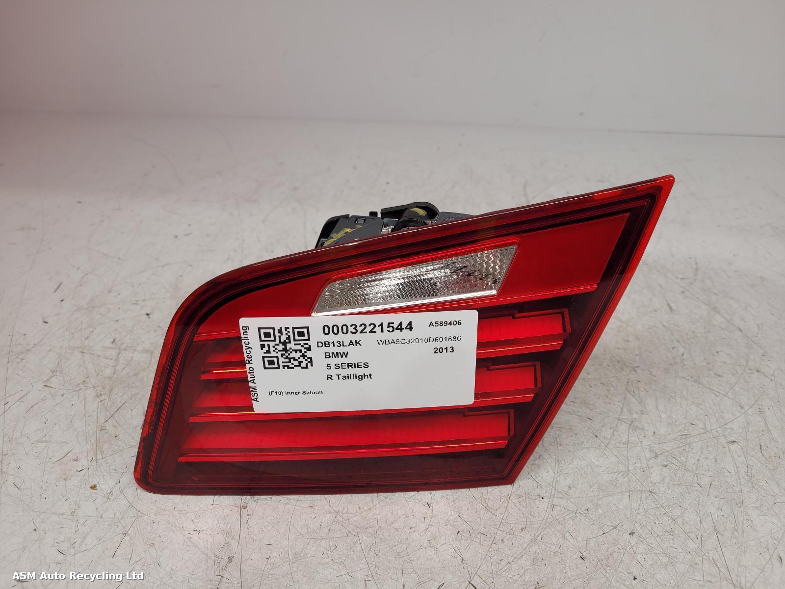 View Auto part R Taillight Bmw 5 Series 2013