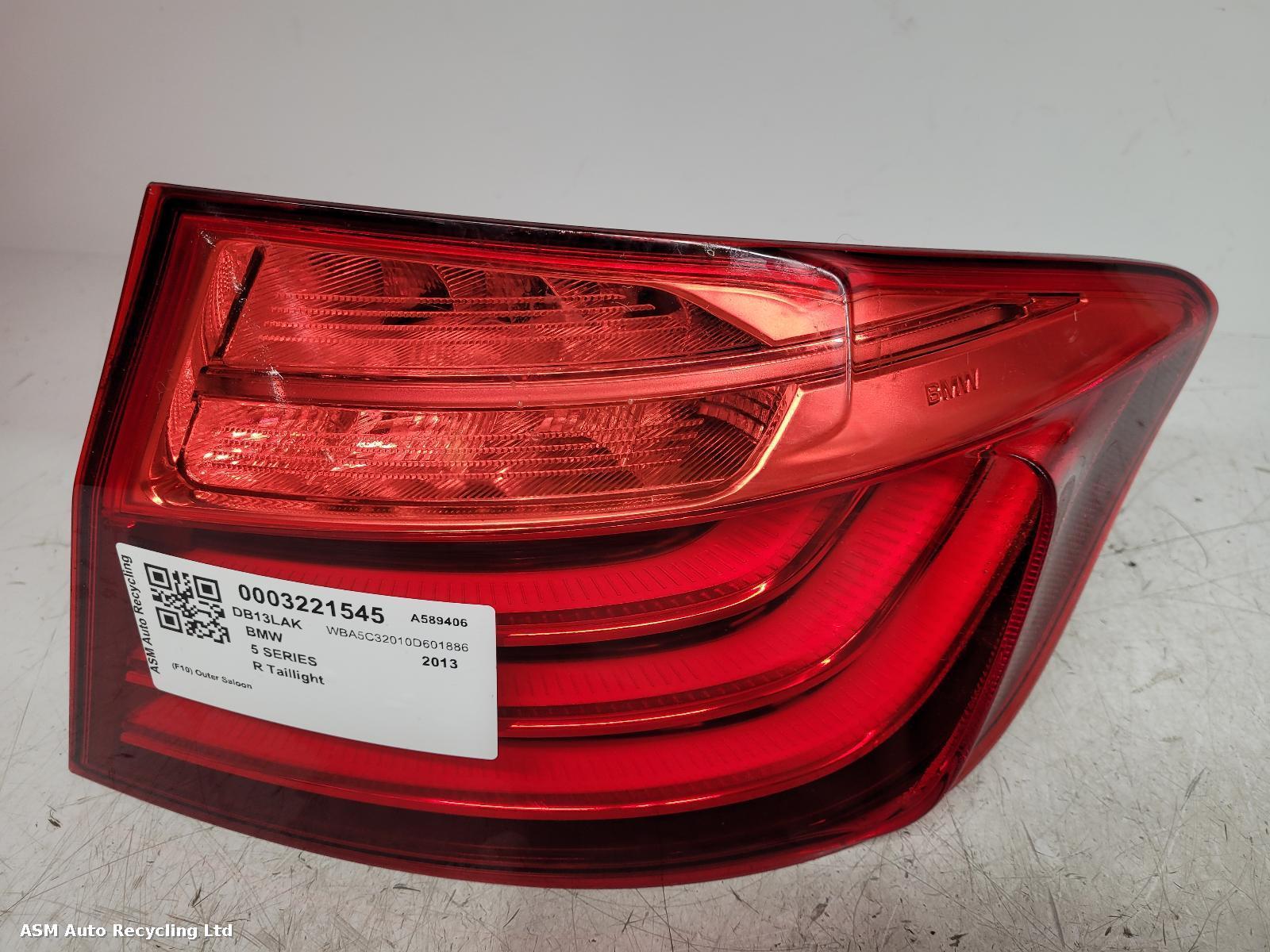 View Auto part R Taillight Bmw 5 Series 2013