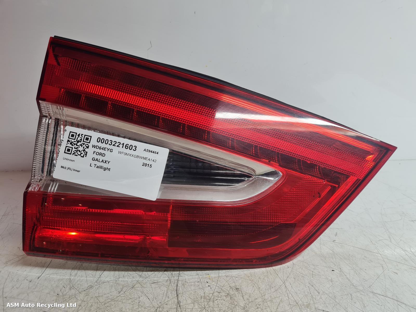 View Auto part L Taillight Ford Galaxy 2015