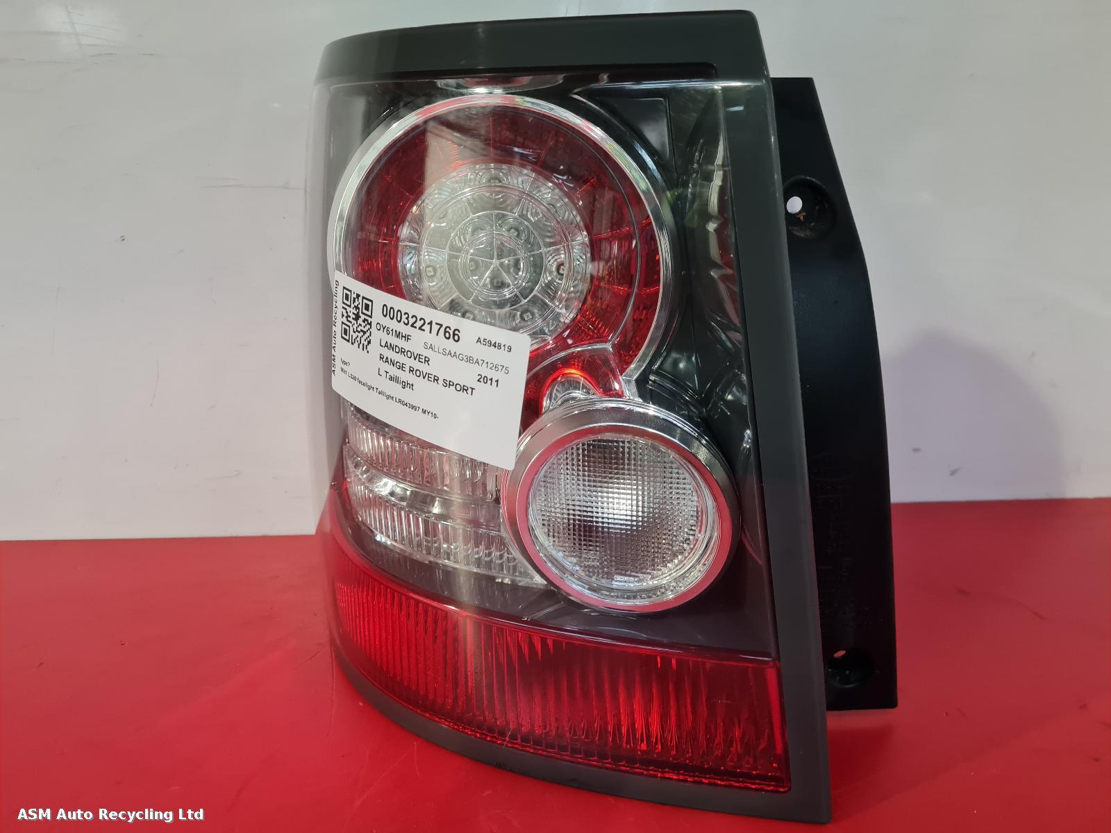 View Auto part L Taillight Land Rover Range Rover Sport 2011