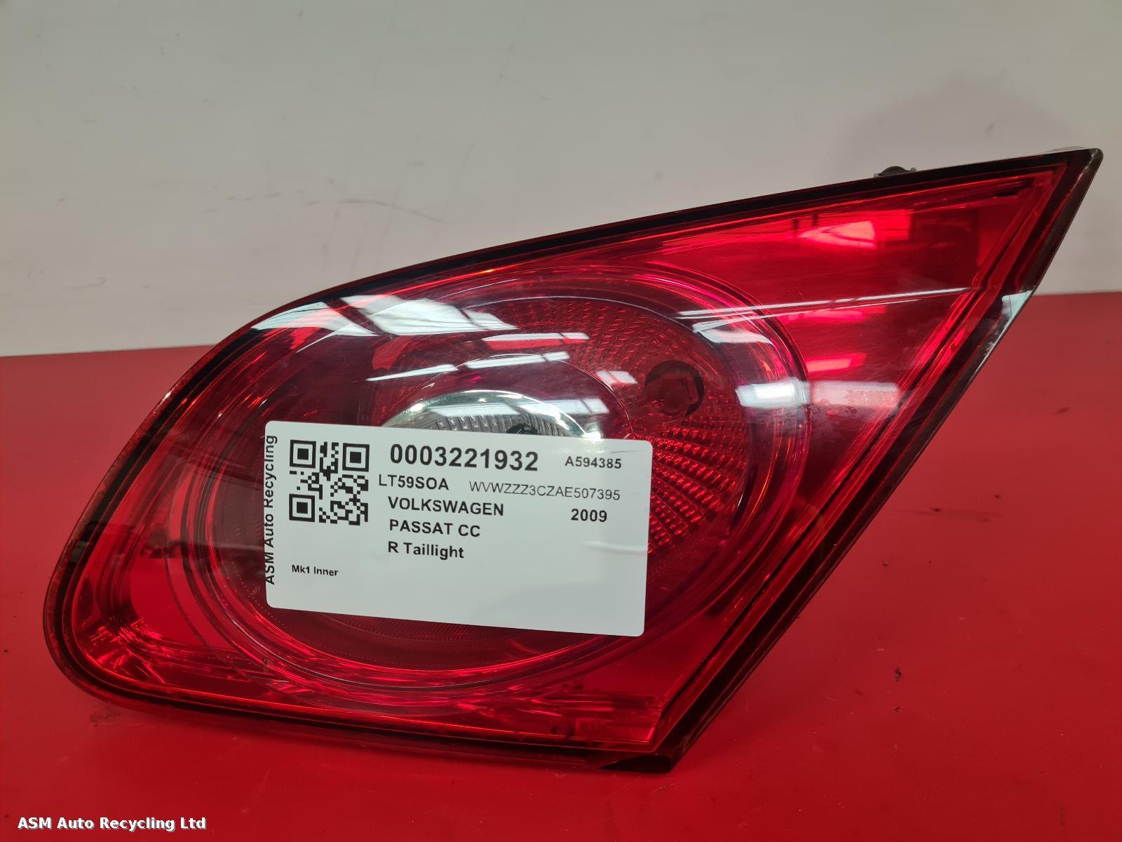 View Auto part R Taillight Volkswagen Passat Cc 2009