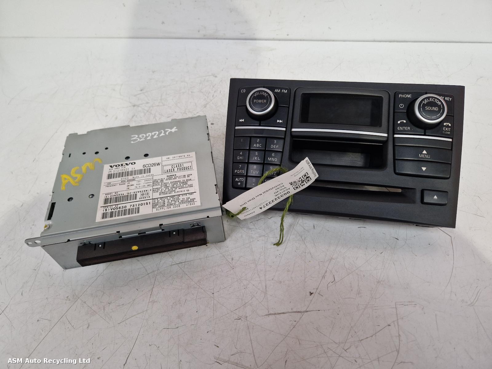 View Auto part CD Changer Volvo Xc90 2007