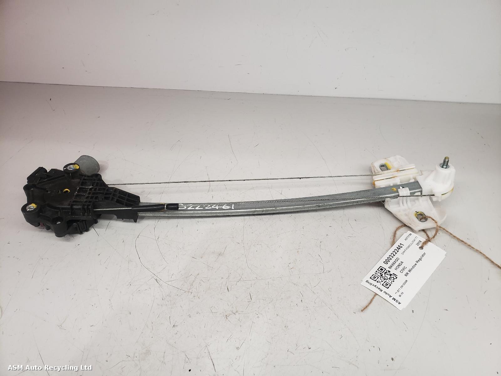View Auto part RR Window Regulator Honda Civic 2018