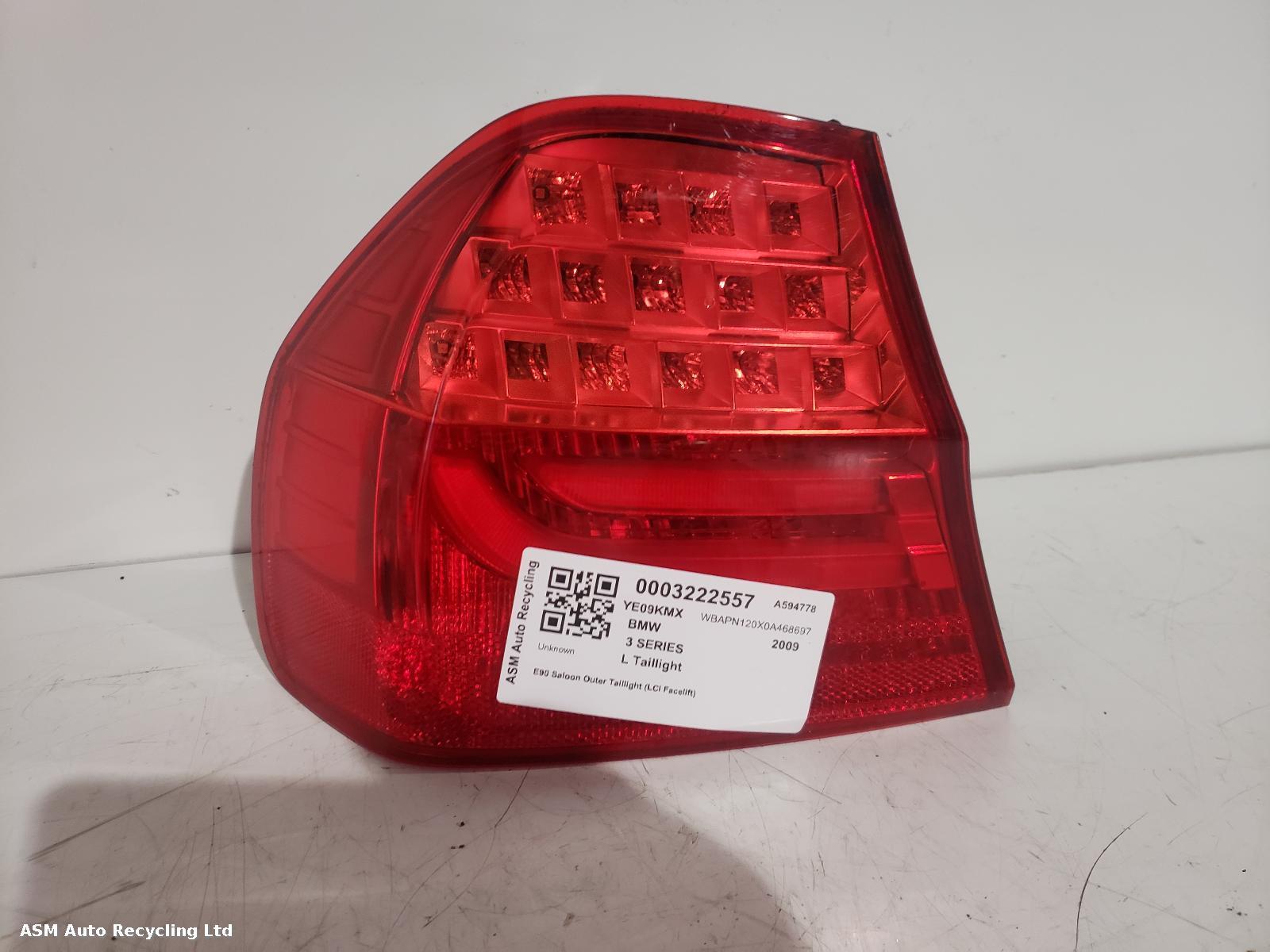 View Auto part L Taillight Bmw 3 Series 2009