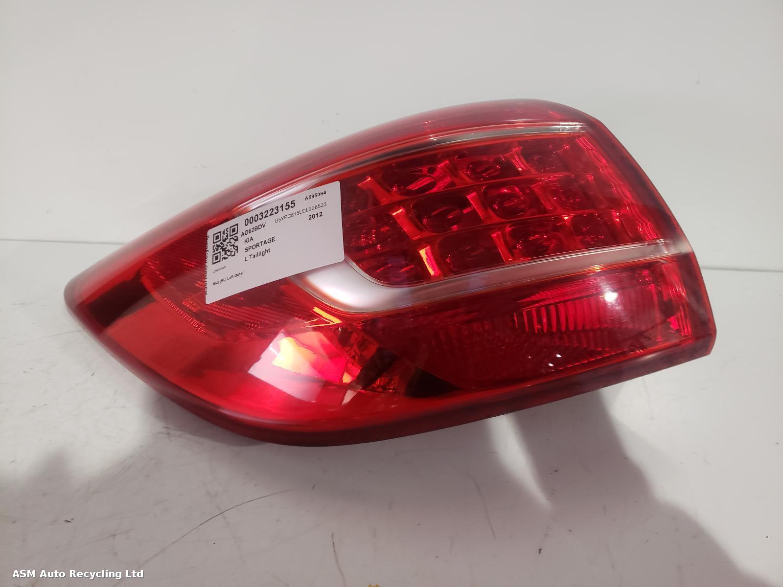 View Auto part L Taillight Kia Sportage 2012