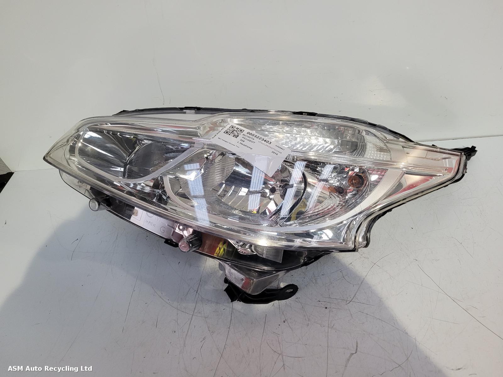 View Auto part L Headlamp Peugeot 208 2016
